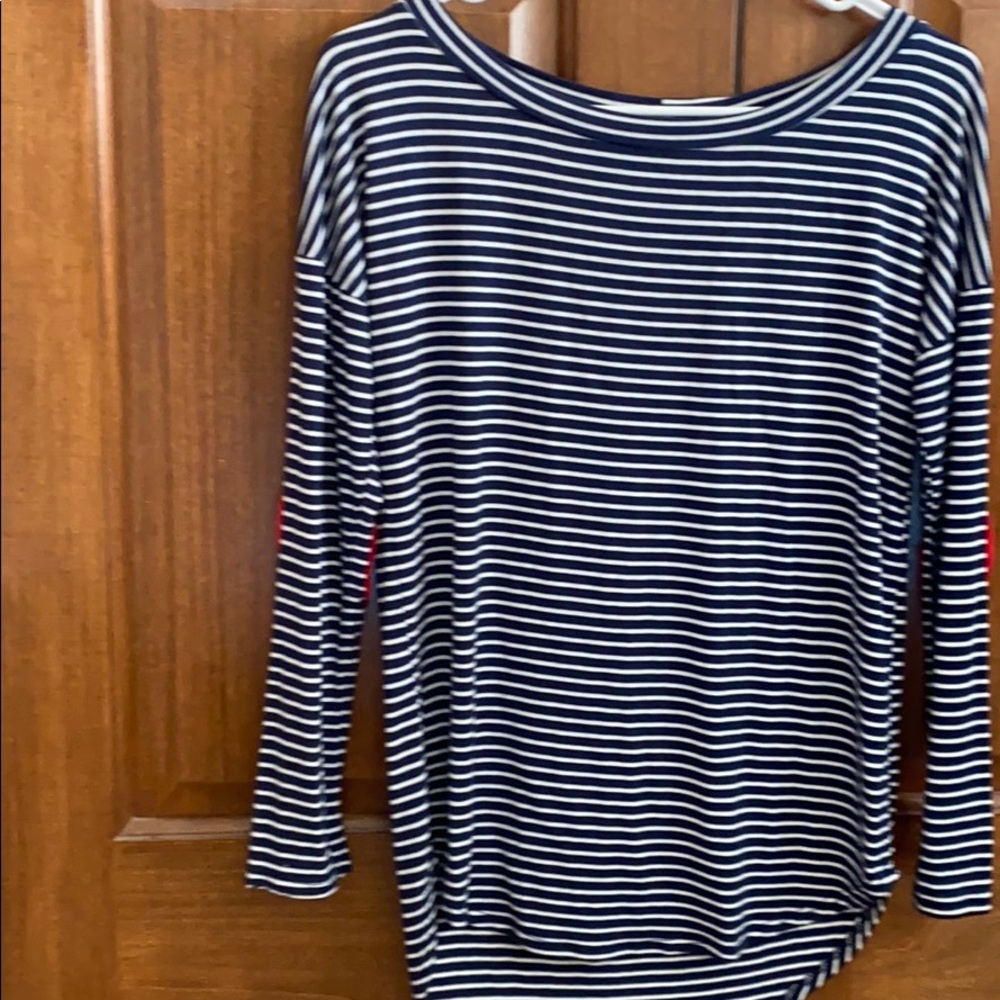 Long sleeve stripped tee